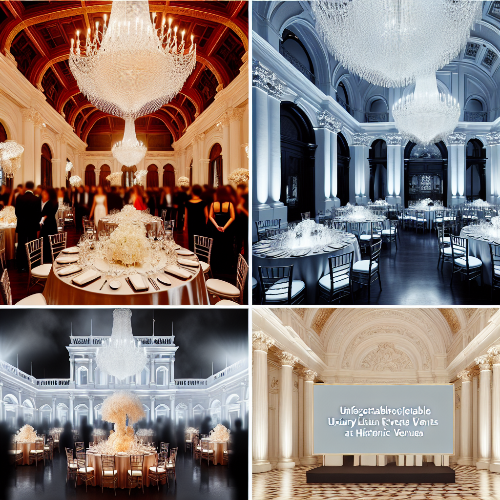 Creating Unforgettable Luxury Events at Historic Venues