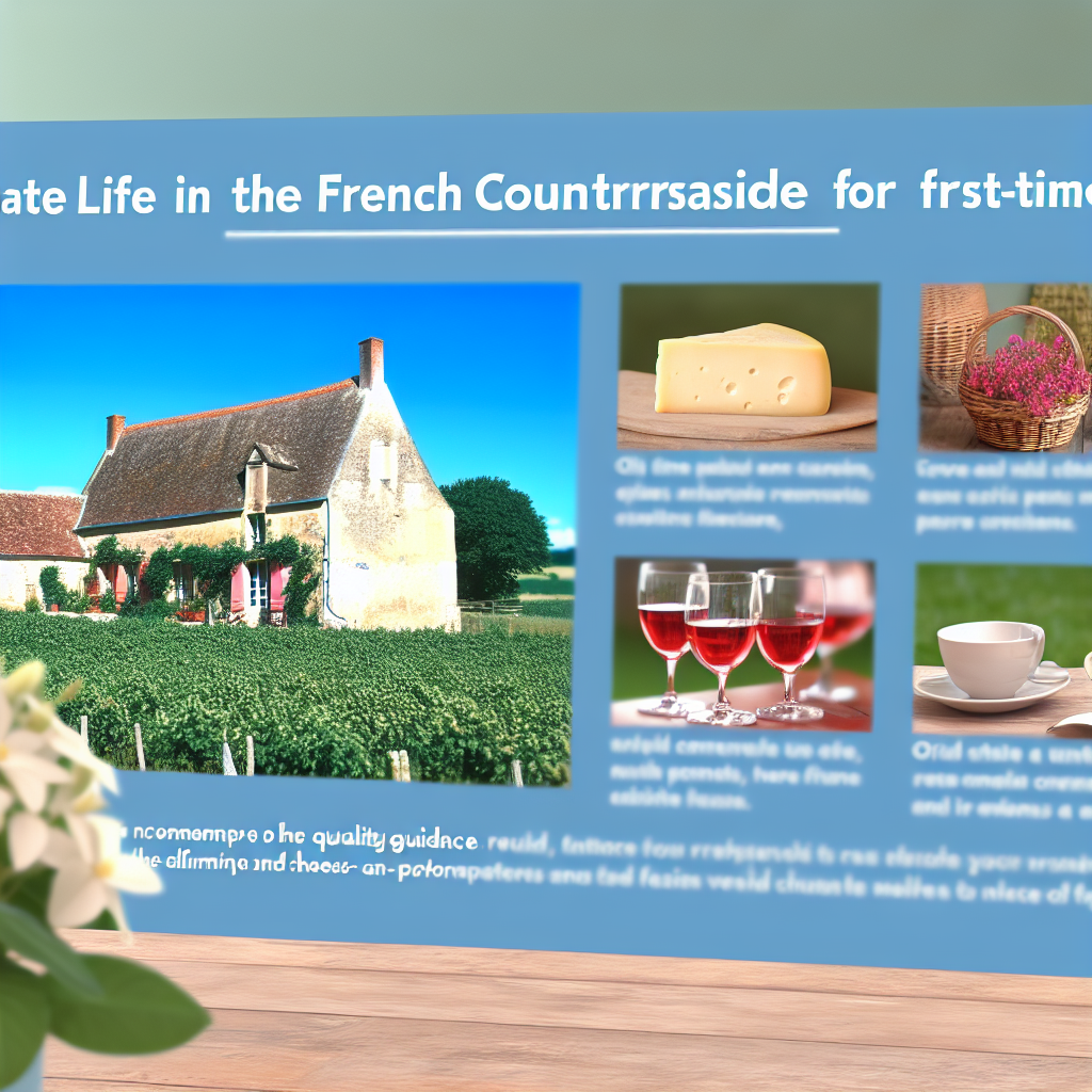 First-Time Visitors Guide: French Countryside Tips