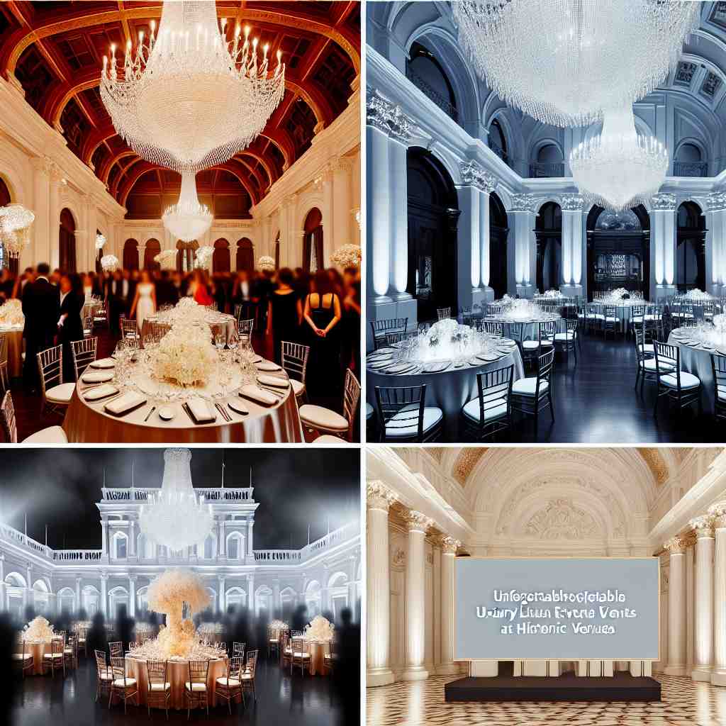 Creating Unforgettable Luxury Events at Historic Venues